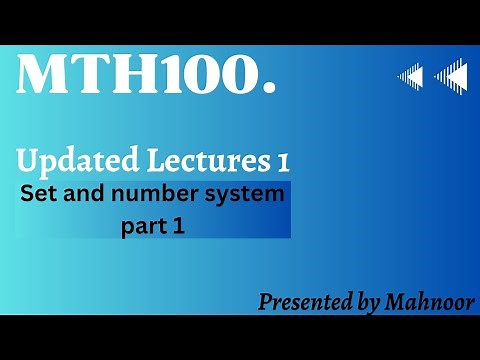 mth100 updated short lecture no 1 | by Mahnoor