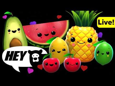 Hey Bear Sensory - The Totally Fruit and Veggie Live Stream!