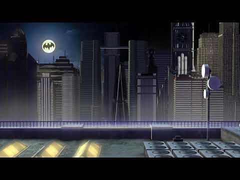 Gotham City Animated Background Loop Animation