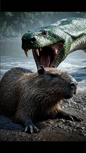 Giant Python Hunting: Shocking Wildlife Attack! #wildlife #wildliferescue #GiantSnakes