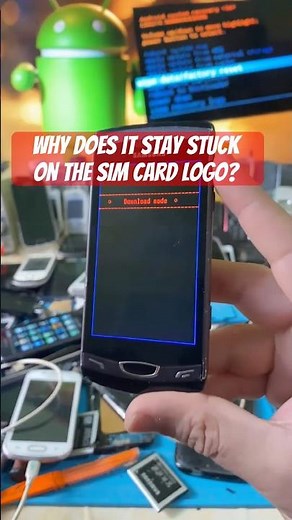 Samsung Wave 2 Stuck on Logo sim 🤔#samsung #mobile #nostalgia #retro #smartphone #nostalgia #reels