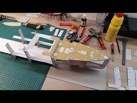 Titanic Schreiber-Bogen paper model