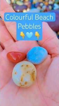 This beach is full of tiny colourful beach pebbles. Southwest Coast, Morocco 🇲🇦