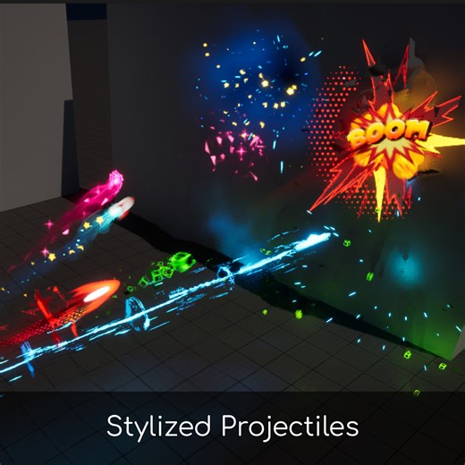 Stylized Projectiles - Unreal Engine, Pedro Bezerra