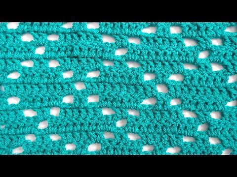 Filet crochet - Diamond Mesh crochet Stitch (Right Handed) #filetcrochet #diamondlacecrochet