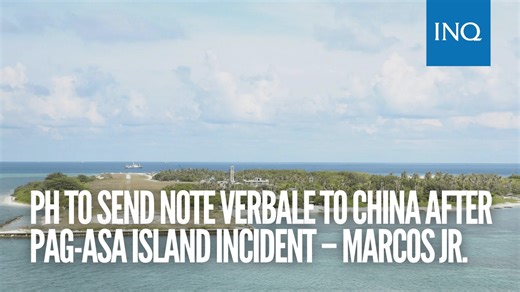 1.6K views · 22 reactions | President Ferdinand “Bongbong” Marcos Jr. on Tuesday said the Philippine government would send a note verbale to China following the incident near Pag-asa Island where a China Coast Guard ship seized rocket debris from the Philippine Navy. READ: https://globalnation.inquirer.net/208728/marcos-jr-ph-to-send-note-verbale-to-china-after-pag-asa-island-incident | INQUIRER.net | Facebook