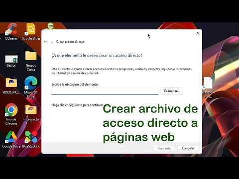 Crear archivos de Accesos directos a páginas web en windows 11