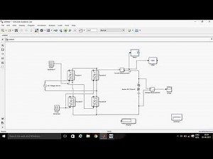 SIMULINK MODEL FOR SINGLE PHASE FULL WAVE RECTIFIER