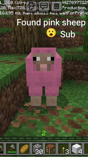Found pink sheep in Minecraft should I make Minecraft seris
