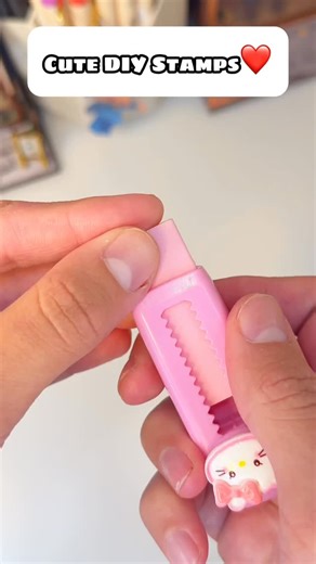 🐀 on Instagram: "😉DIY cute eraser stamps❤️ collaborations → pixbefbusiness@gmail.com #diy #art #arthack #cuteart #easyart #diycrafts #crafts #craft"