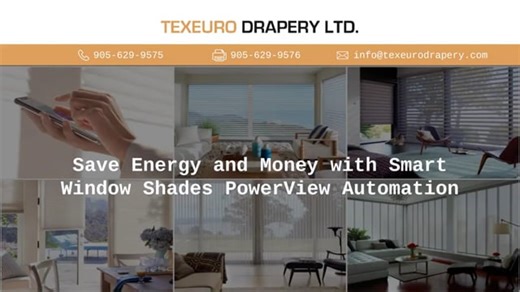 Save Energy and Money with Smart Window Shades PowerView Automation
