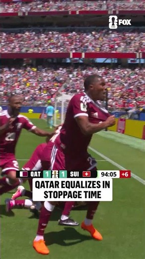 #Qatar finds the equalizer against Switzerland in STUNNING fashion 🇶🇦