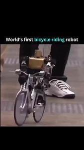 Artificial Intelligence | AI on Instagram: "Just how cool this is 😎 In 2011, Dr. Guero built the PRIMER-V2 robot, which could ride a custom-made bicycle just like a human. PRIMER-V2 had special joints and a gyroscope for balance, allowing it to mimic our pedaling and steering movements. It even used tiny robotic feet to brake! This achievement paved the way for more advanced robots in the field of robotics. 🚴‍♂️🤖 Credit: TokyoTek (Youtube) . Unleash the future with AI. Ou