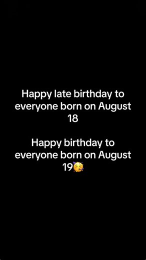 Birthday posts on TikTok