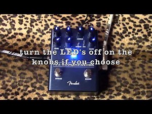 Fender FULL MOON DISTORTION pedal demo with humbuckers (Zemaitis)