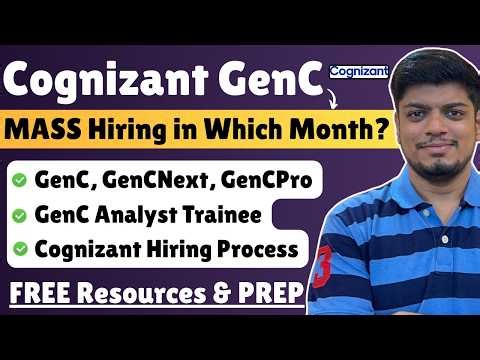🔥Cognizant GenC MASS Hiring in Which Month? | Cognizant GenC Superset Hiring Process 2026