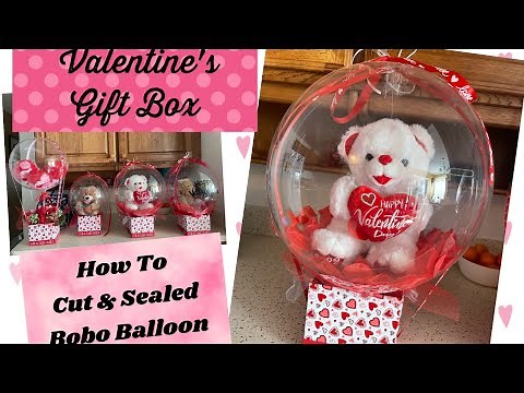 How To Cut & Sealed 36Inches Bobo Balloon For My Valentine's Gift Box // Daisy dhey