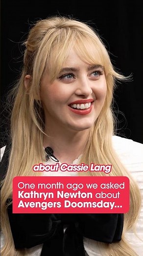 We KNEW Kathryn Newton had something up her sleeve! #avengers #marvel