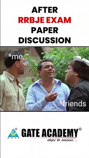 After RRB JE, Exam Discussions🤪