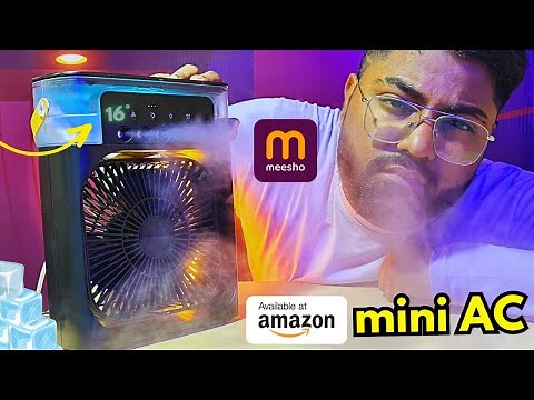 [Review] Portable mini Ac for Home| Humidifier Air Cooler Fan Mini Cooler on Amazon, Meesho