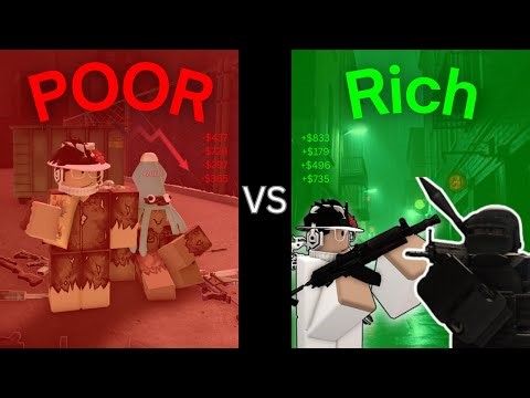 POOR vs RICH in Roblox Criminality | A Hobo Challenge