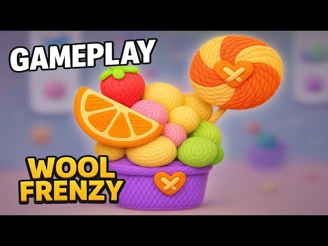 Wool Frenzy Gameplay | Thread Sorting Puzzle Challenge