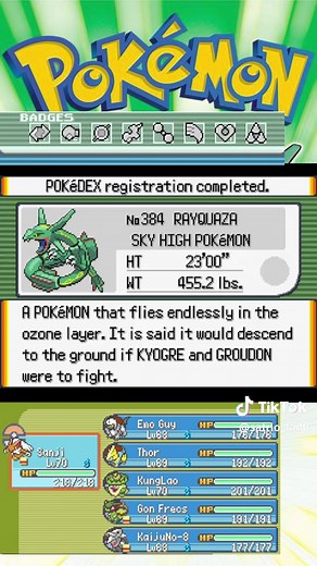 Exploring Rayquaza in Pokémon Emerald
