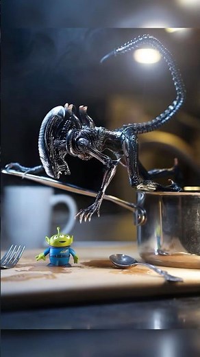 Alien VS Alien 👽 Who wins?? #alien #disney #movies
