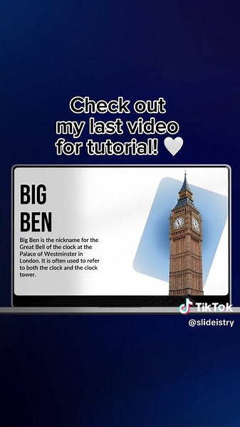 Check out my last video for this easy PowerPoint hack! 🤍✨ #powerpointhack #viral #fyp #PresentationTips #PPTtricks #graduation #students