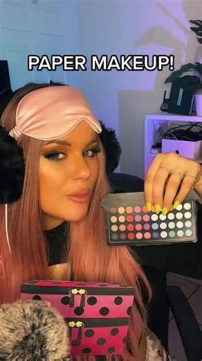 Paper Makeup ASMR Tutorial