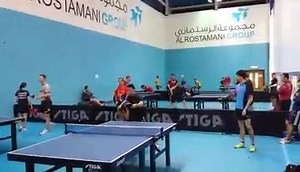 6.1K views · 129 reactions | Full activity in the practicehall. Men's first groupstage round will start 12.30 local time. | STIGA Table Tennis | Facebook