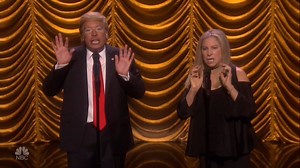 Barbra Streisand and Donald J. Trump sang a yuuuuge duet on The Tonight Show Starring Jimmy Fallon — sort of. | Yahoo News