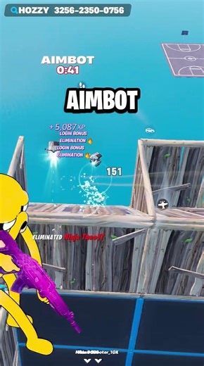 Secret aimbot code in Crazy 1v1 FFA! 😬