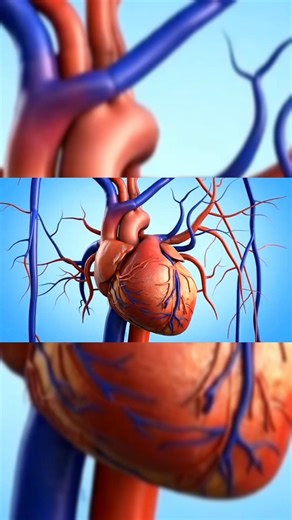 Heart Attack Explained in 30 Seconds #3danimation #heartattack #viral #heart #science #ytshorts