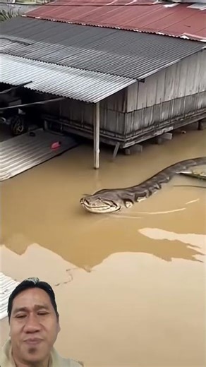 A large long-tailed python lost its home.#shorts#shortvideo#pets#funny#ularRescue#Loyalty#nyclife#yt