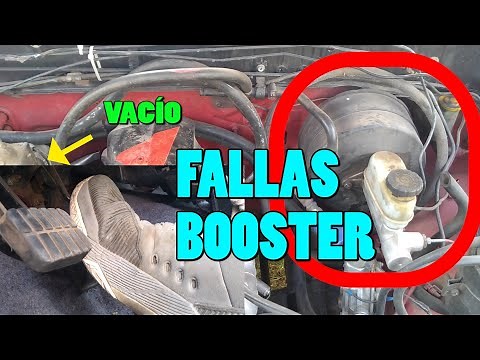 Cómo saber si el Booster de frenos está dañado o se necesita cambiar síntomas y posibles fallas