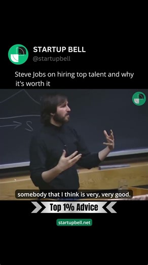 Why hiring top talent is worth it by Steve Jobs