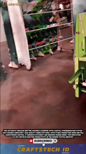 High-Precision Automatic Knitting Innovation #automaticmachine #innovation #industrialtechnology