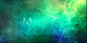 Dark green mint sea teal jade emerald turquoise light blue abstract background. Color gradient blur. Rough grunge grain noise. Brushed matte shimmer. Metallic foil effect. Design. 4K Video
