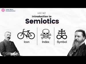 1.21 Introduction to Semiotics | Unit 1| Media Theory | CUET PG | COQP17