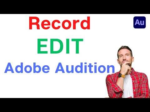 How to record and save audio Adobe Audition (Step by Step) - Part 1