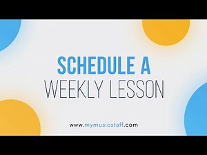 Schedule A Weekly Lesson