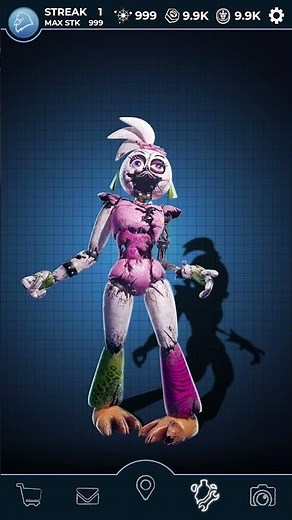 Shattered Glamrock Chica FNaF Workshop Animation