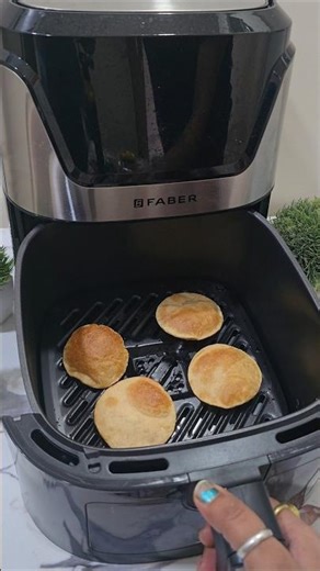 Viral Zero-oil Puri 🟡 🔥 #youtubeshorts #shorts #zerooilsnacks #airfryerrecipes #healthysnacks