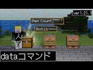 [Commands] From the basics to advanced techniques of the data command [Java version] ver1.21.1