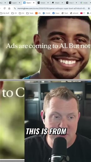 OpenAI vs. Anthropic: Super Bowl Ad War Ignites! #shorts