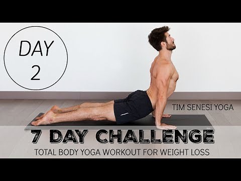 Total Body Yoga Workout for Weight Loss 7 Day Challenge DAY 2