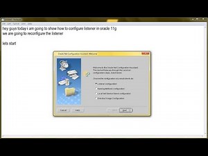 Oracle 11g - Listener Configuration