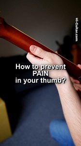 156K views · 1.2K reactions | Pain in Your Thumb From Playing Guitar? - Keep your thumb in a healthy position where it supports what you play on the fretboard. Use little pressure. #guitarlesson #guitartutorial #guitar | Hi Guitar by Florian | Facebook