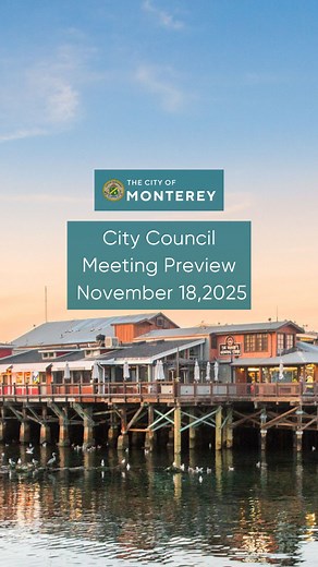 ✨️Here's this week's #Monterey City Council Meeting preview! ✨️ ...